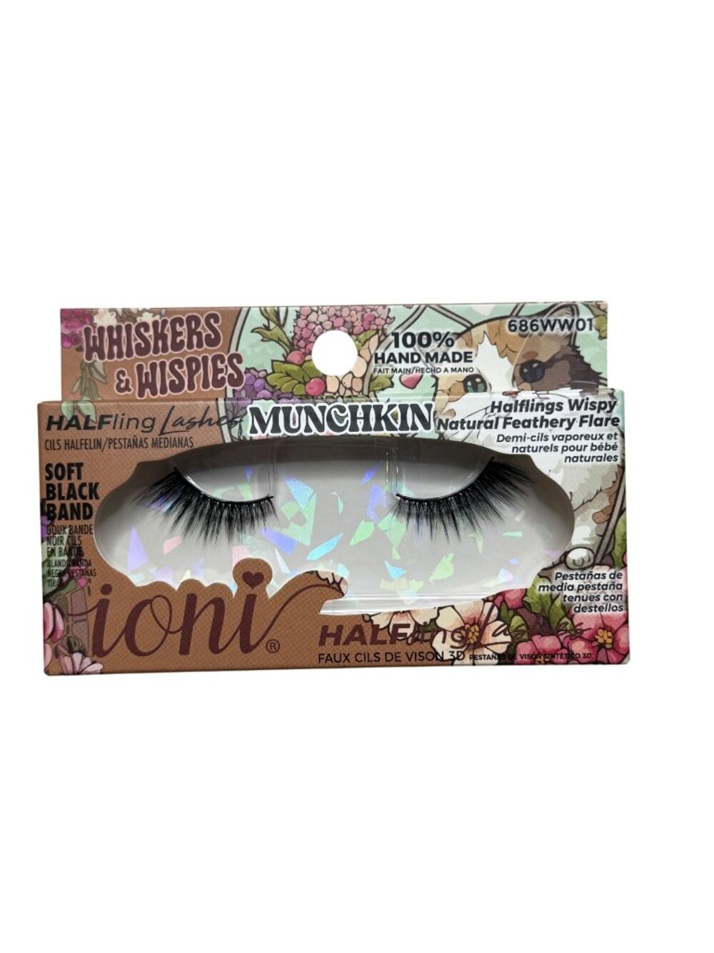 Ioni Whiskers & Wispies Munchkin Half Lashes Wispy Natural Flare